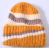 Stripe Beanie Camel