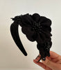 Flower Headband Black