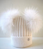 Kids Classic Double Hat - White